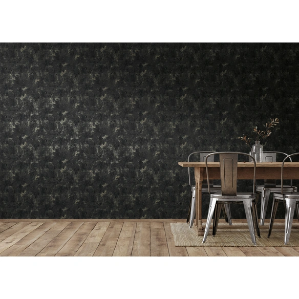 Vliestapete, BxL: 53 x 1005 cm, schwarz