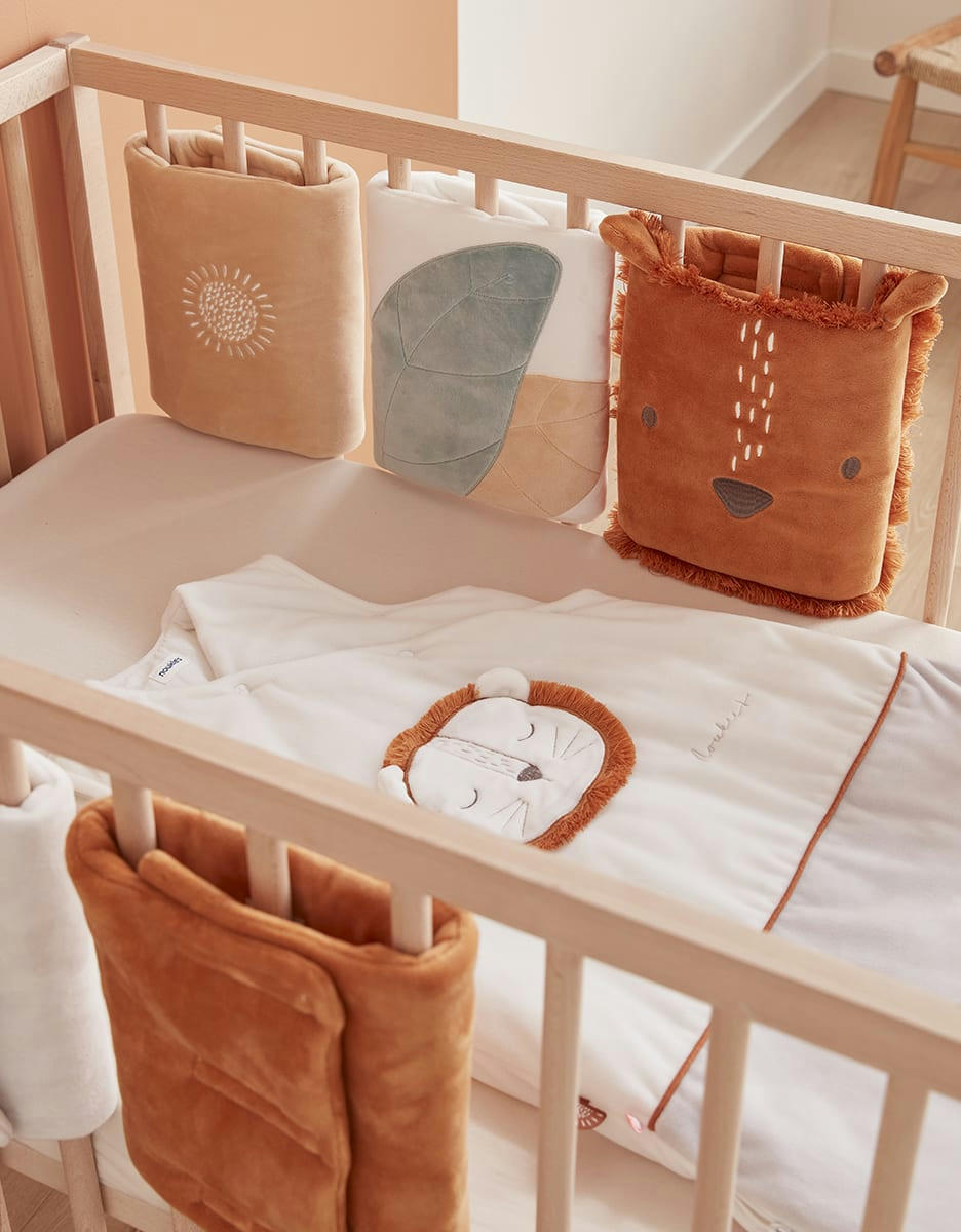 - Protège barreaux pour lits et parcs bébé, multicolore