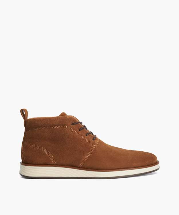 Smoky Tan - Casual Suede Lace-Ups