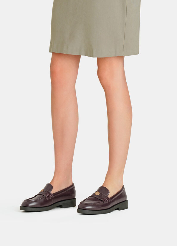 Mocassini in pelle abrasivata