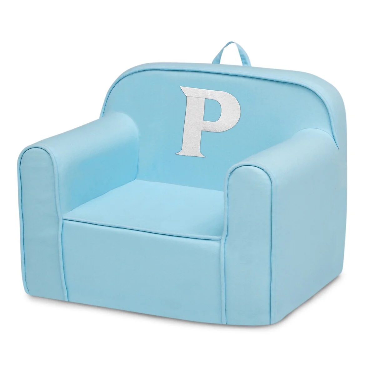 Delta Children Personalized Monogram Cozee Chair - Customize with Letter P