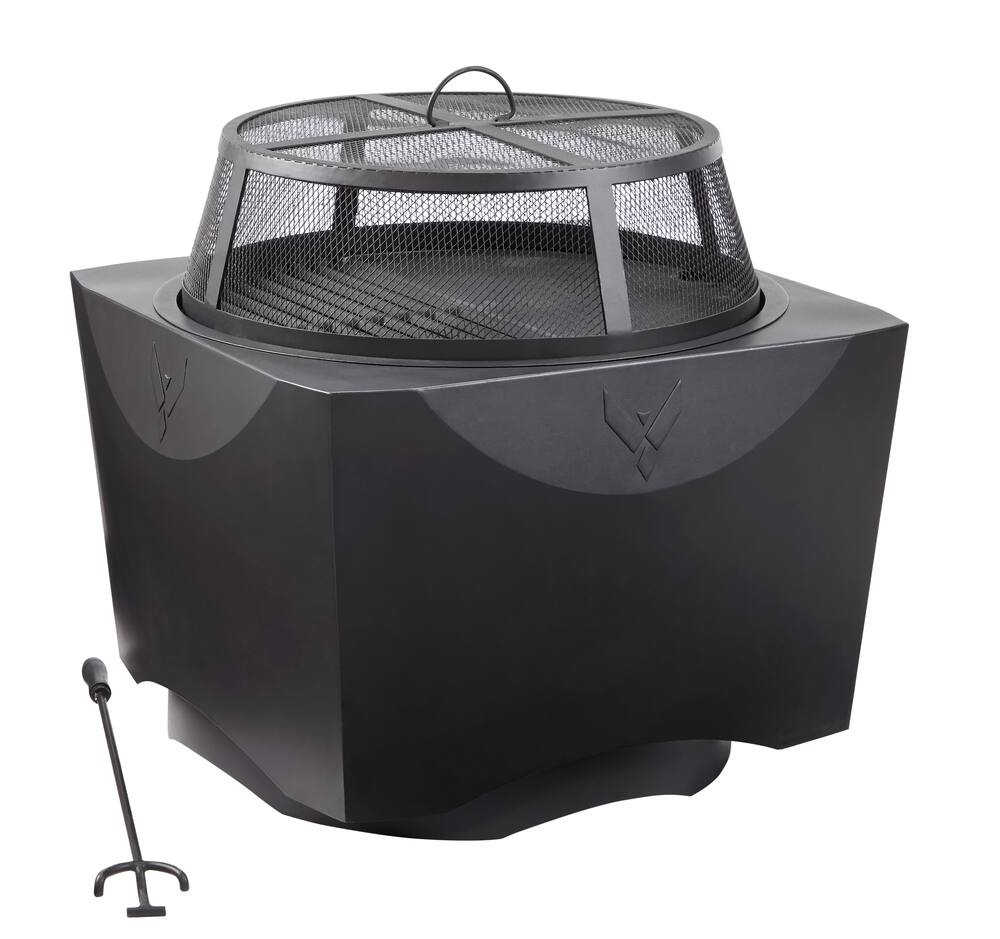 Vermont Castings 2-in-1 Cooking Grill & Low Smoke Fire Pit, 23 5/8 x 23 1/2-in