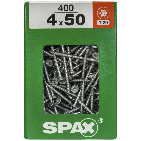 Universalschraube, 4 mm, Stahl, 400 Stk., TRX 4x50 XXL