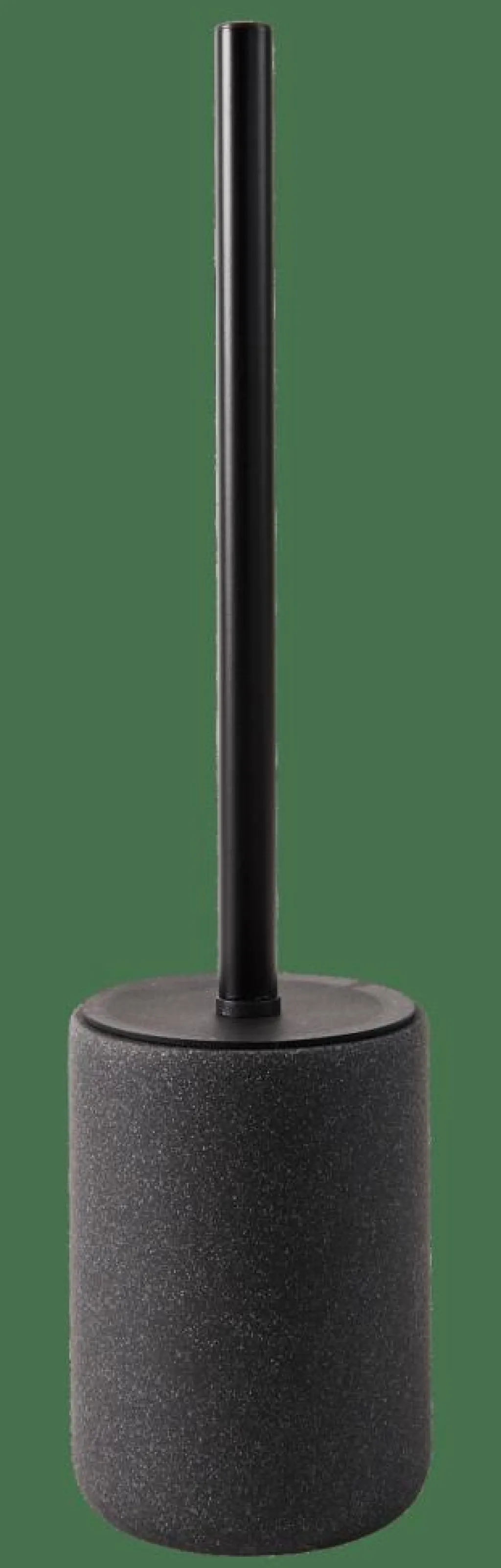 Accessoires Wc^CASA MOON Brosse WC Avec Support Noir, Gris Foncé