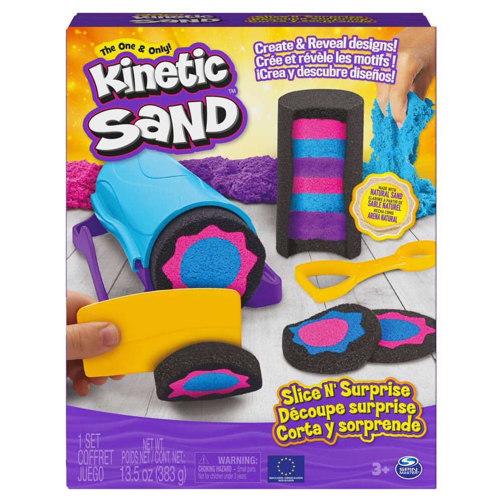 Kinetic Sand Slice N' Surprise Set, Age 3+