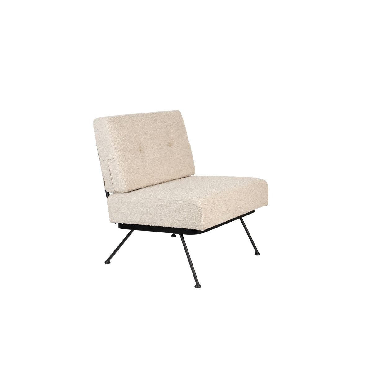 Zuiver Bowie Loungestoel Bouclé Beige