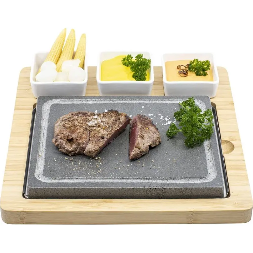 Raclette-Set 6-teilig Hot Stone Set Midi
