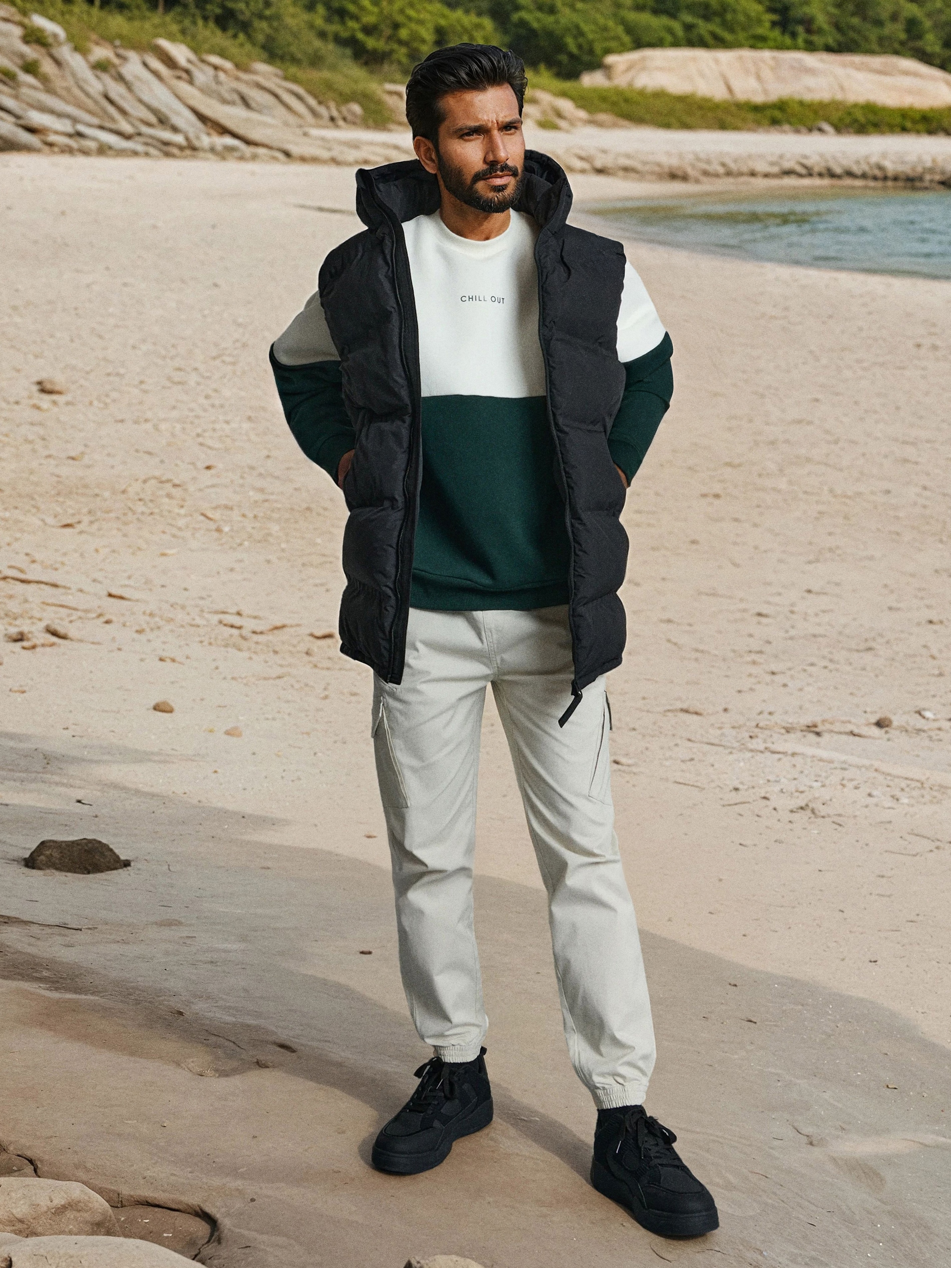 Bluza crewneck z bawełną
