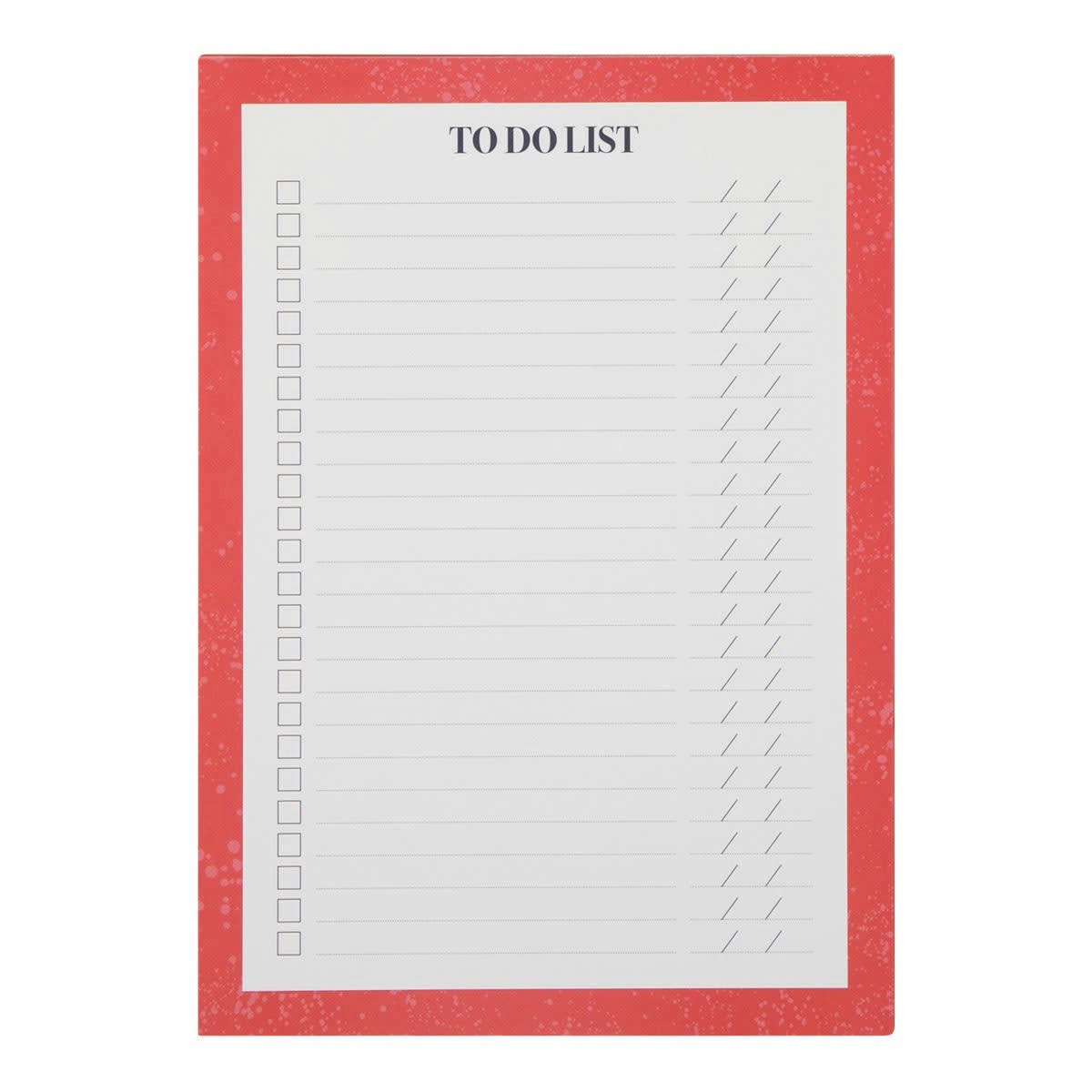 - Bloc-notes To-do List - Format A5 - Rouge