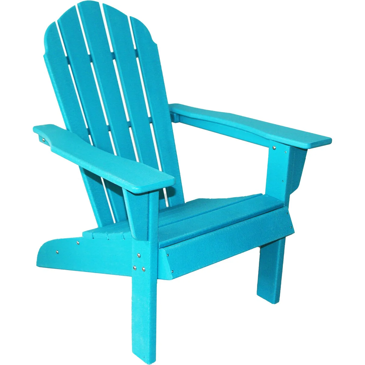 ResinTeak All Weather Essential Adirondack Chair, HDPE Poly Lumber