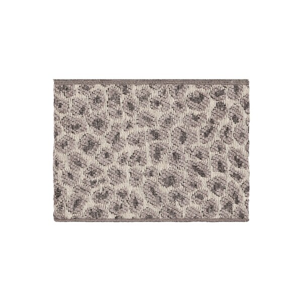 Authentic Hotel and Spa Turkish Cotton Cheetah Jacquard Trim Dark Grey 4-piece Hand Towel Set