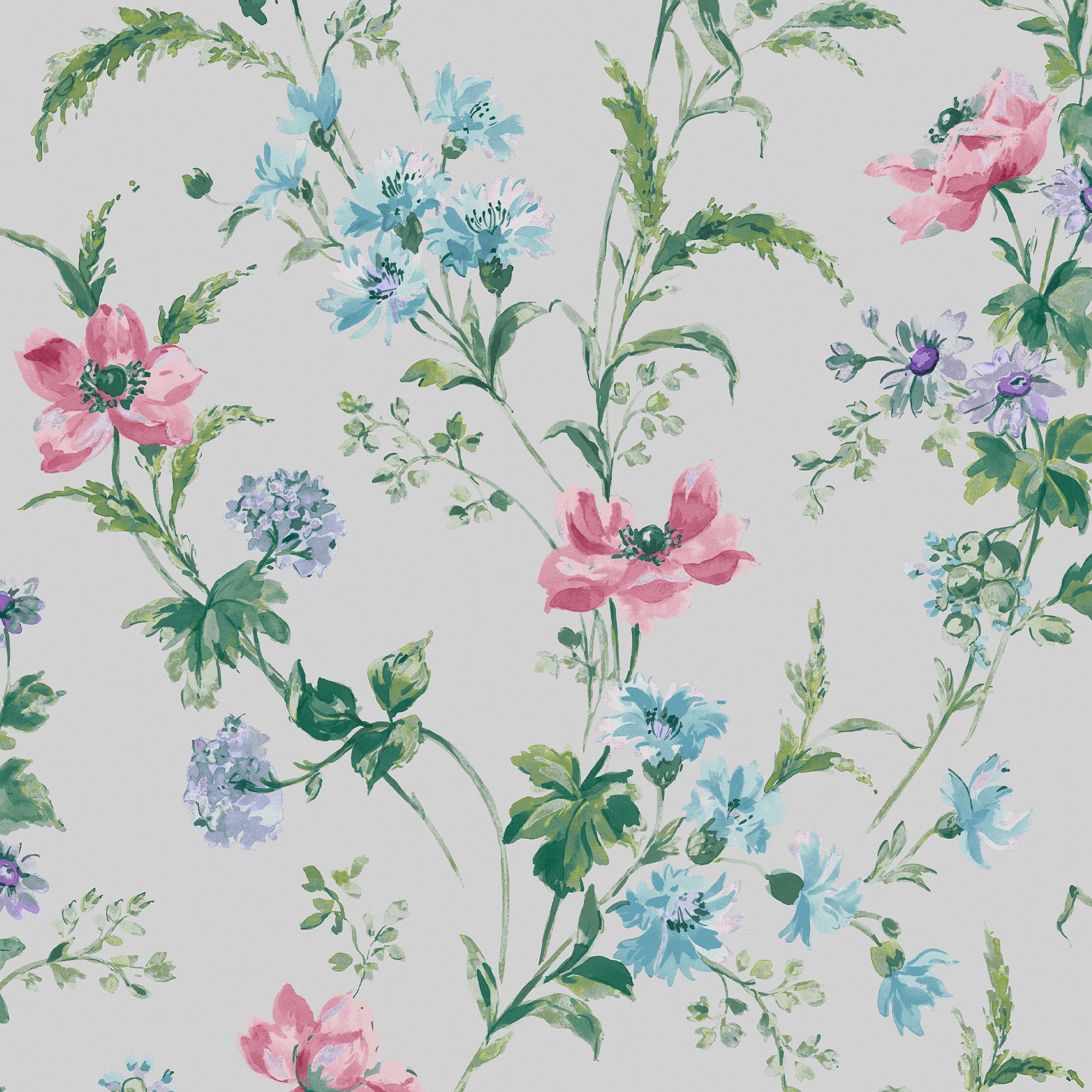 Laura Ashley Vliesbehang Poppy Meadow