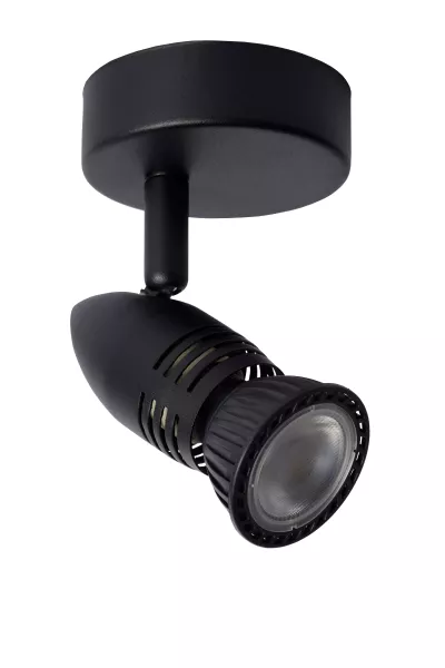 Spot reflektor okrągły czarny CARO 1xGU10x5W wym:13x9x9cm IP20 Lucide