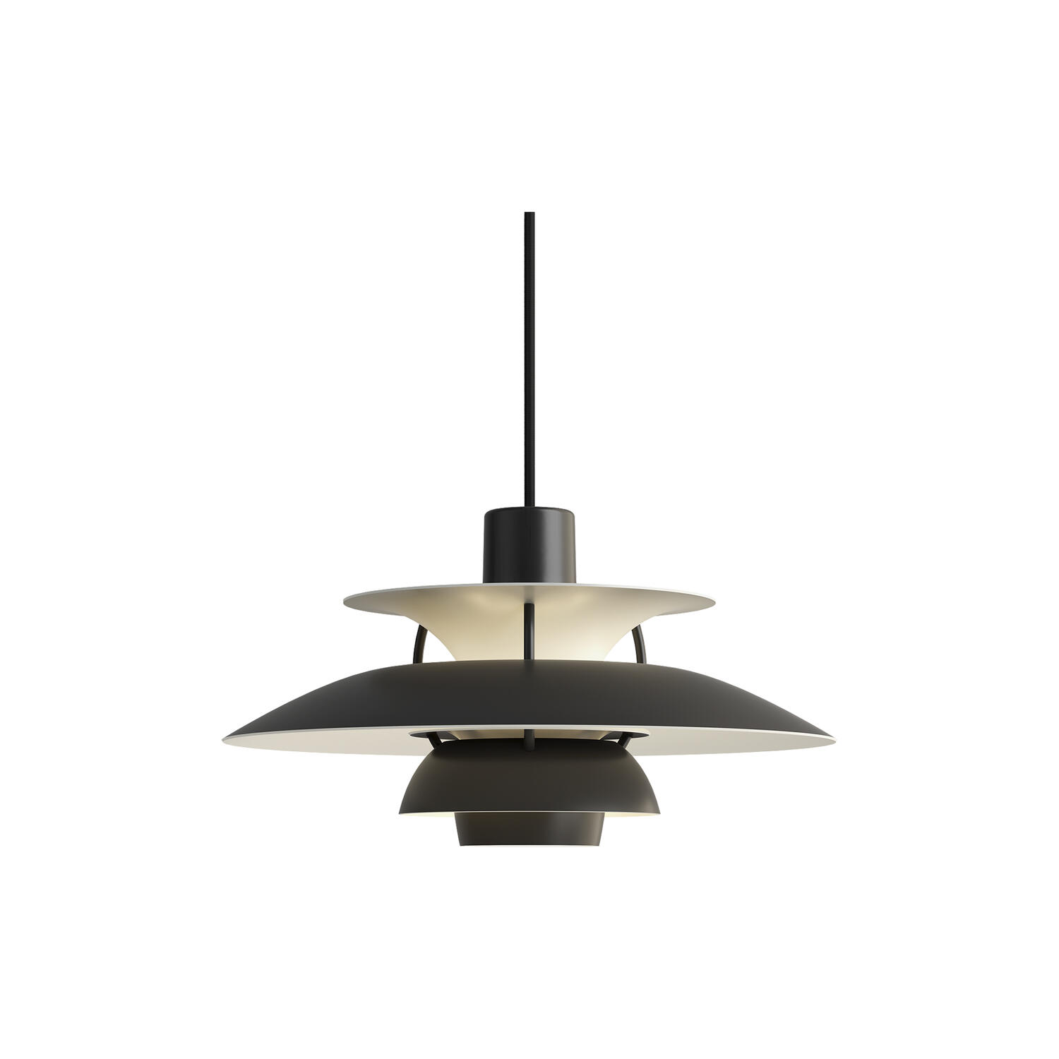 PH 5 Mini Monokrom pendel, black