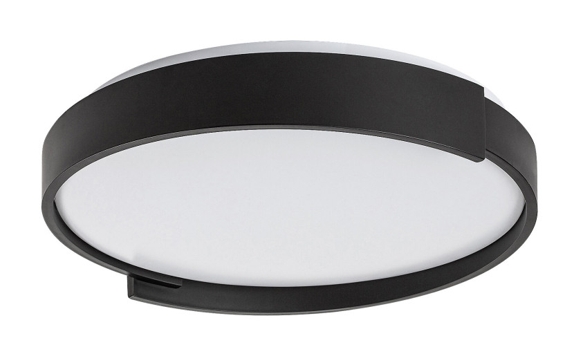 Plafon LALEH z pilotem okrągły czarny LED 1x24W 40cm 1500lm IP20 Rabalux