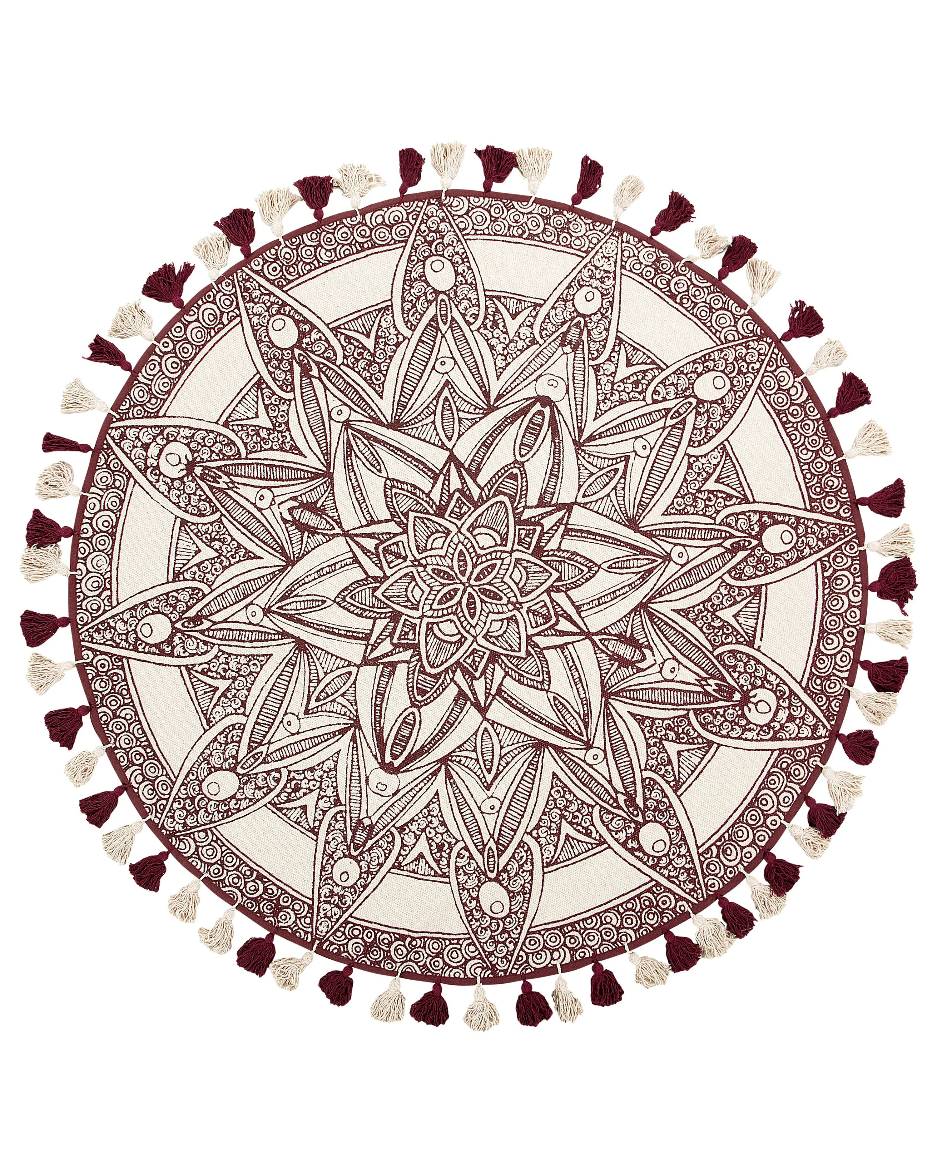 Rug OLTU Red ? 120 cm Cotton