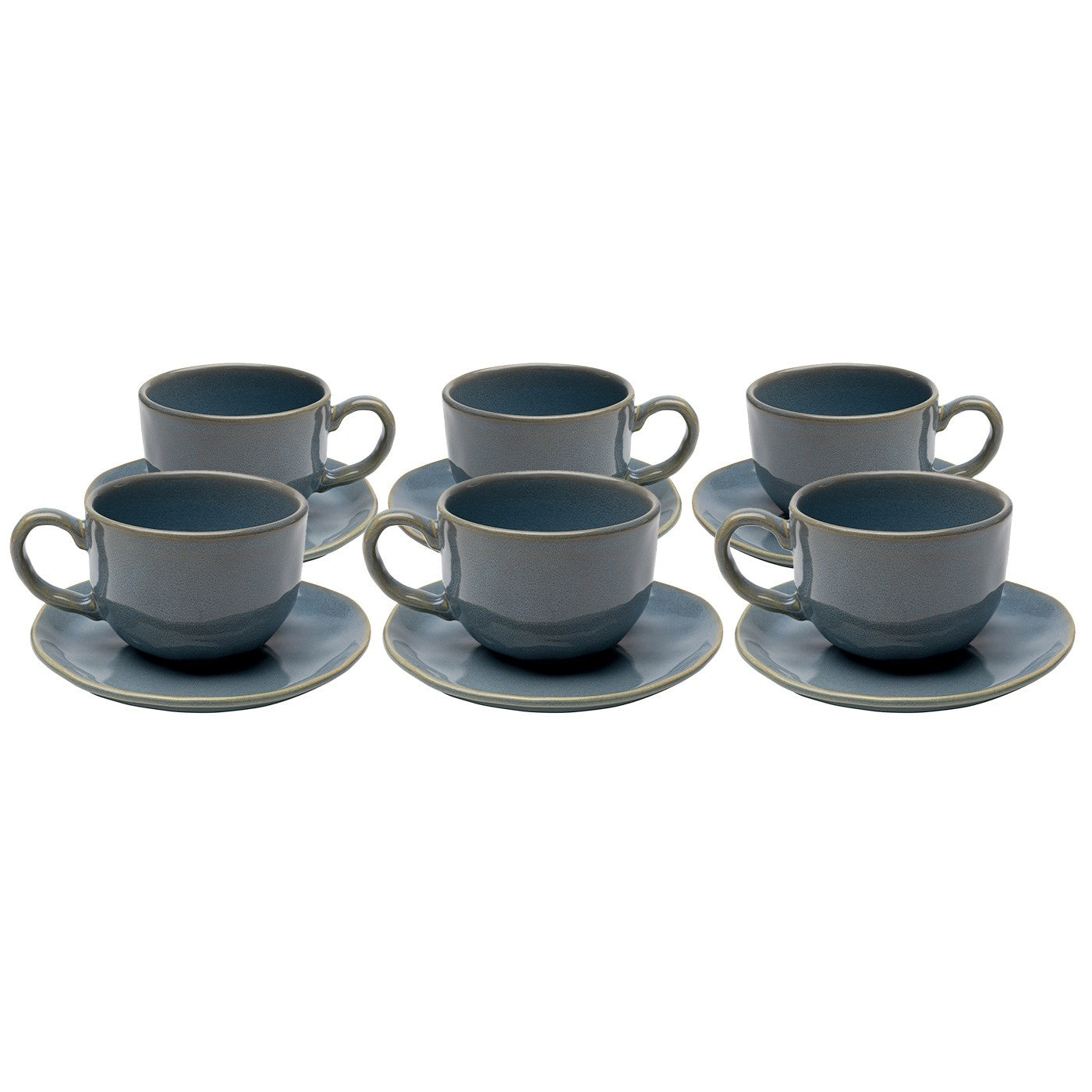 Koffiekoppen Organic blauw (6 set) Kare Design