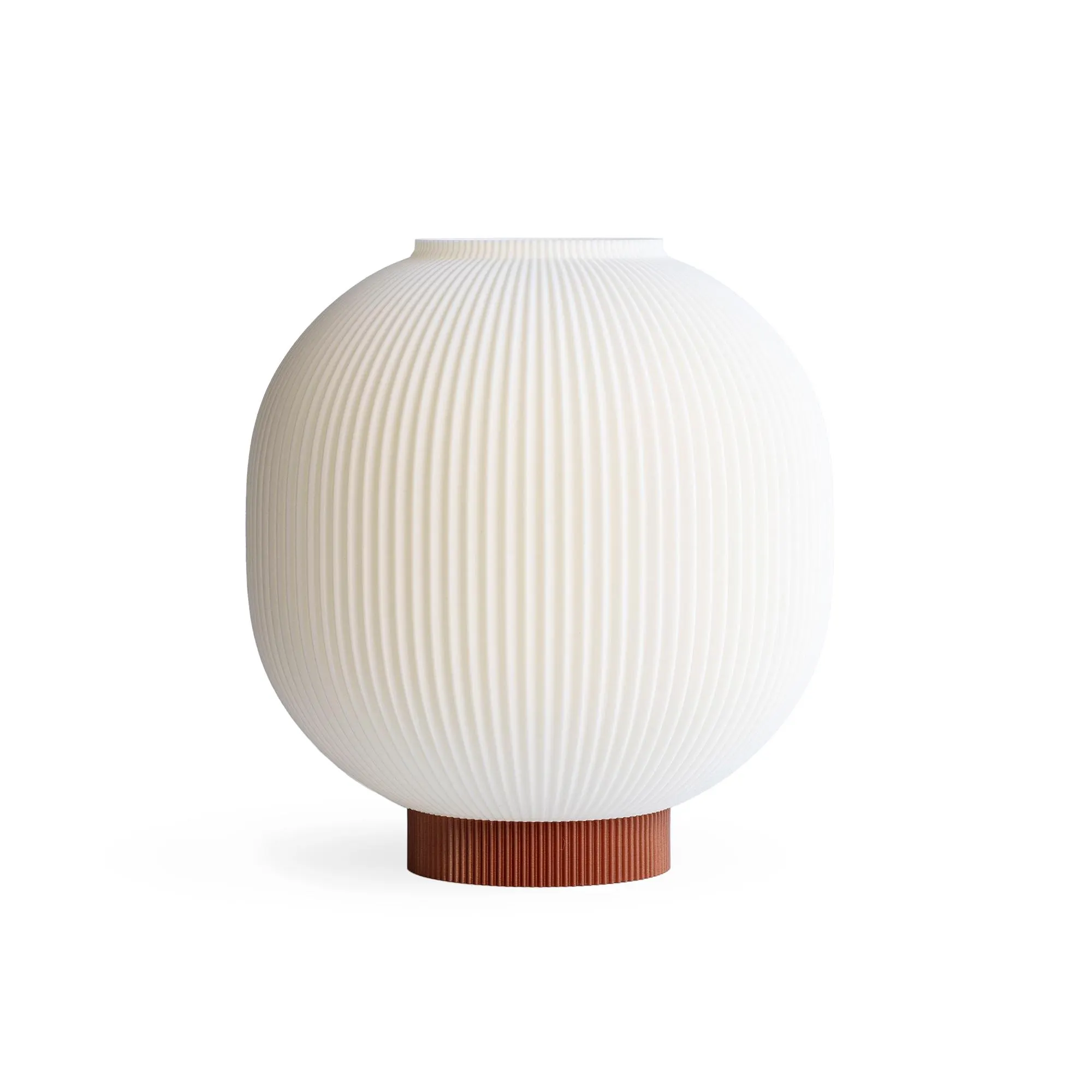 Globe Bedside Lamp, Japandi Table Light, Minimalist Orb Lamp, Warm Ambient Lighting