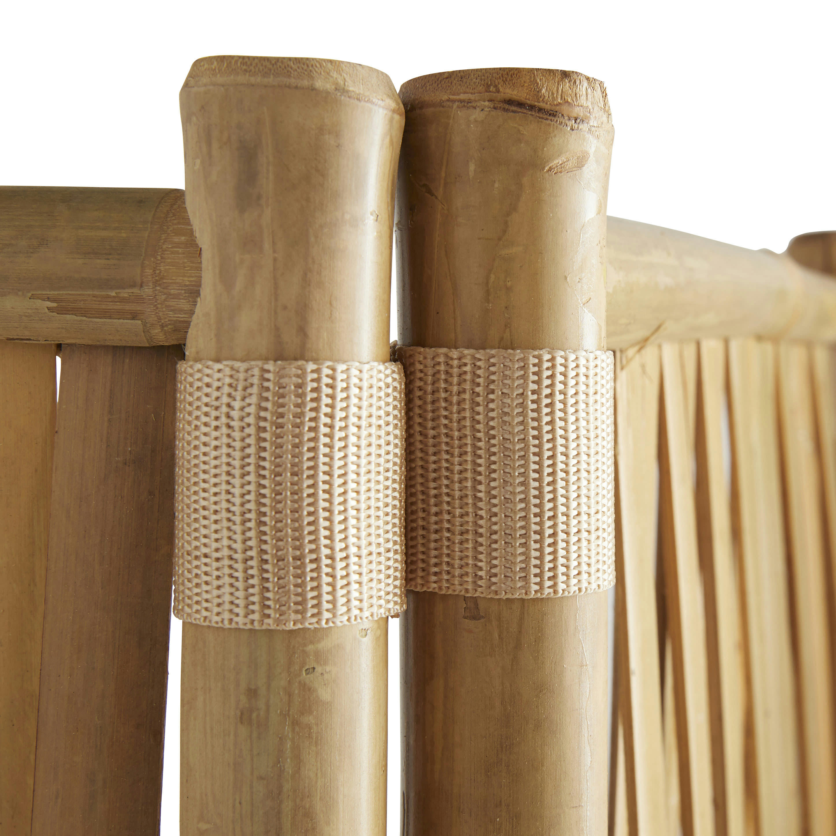 - Paravent en bambou naturel 160x139cm