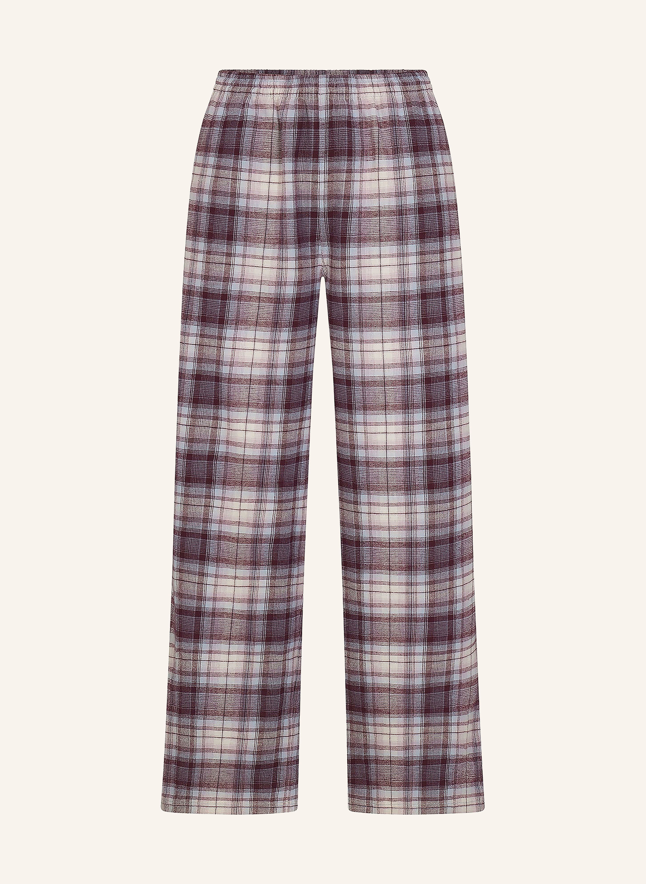 SKIMS Schlafhose FLANNEL aus Flanell