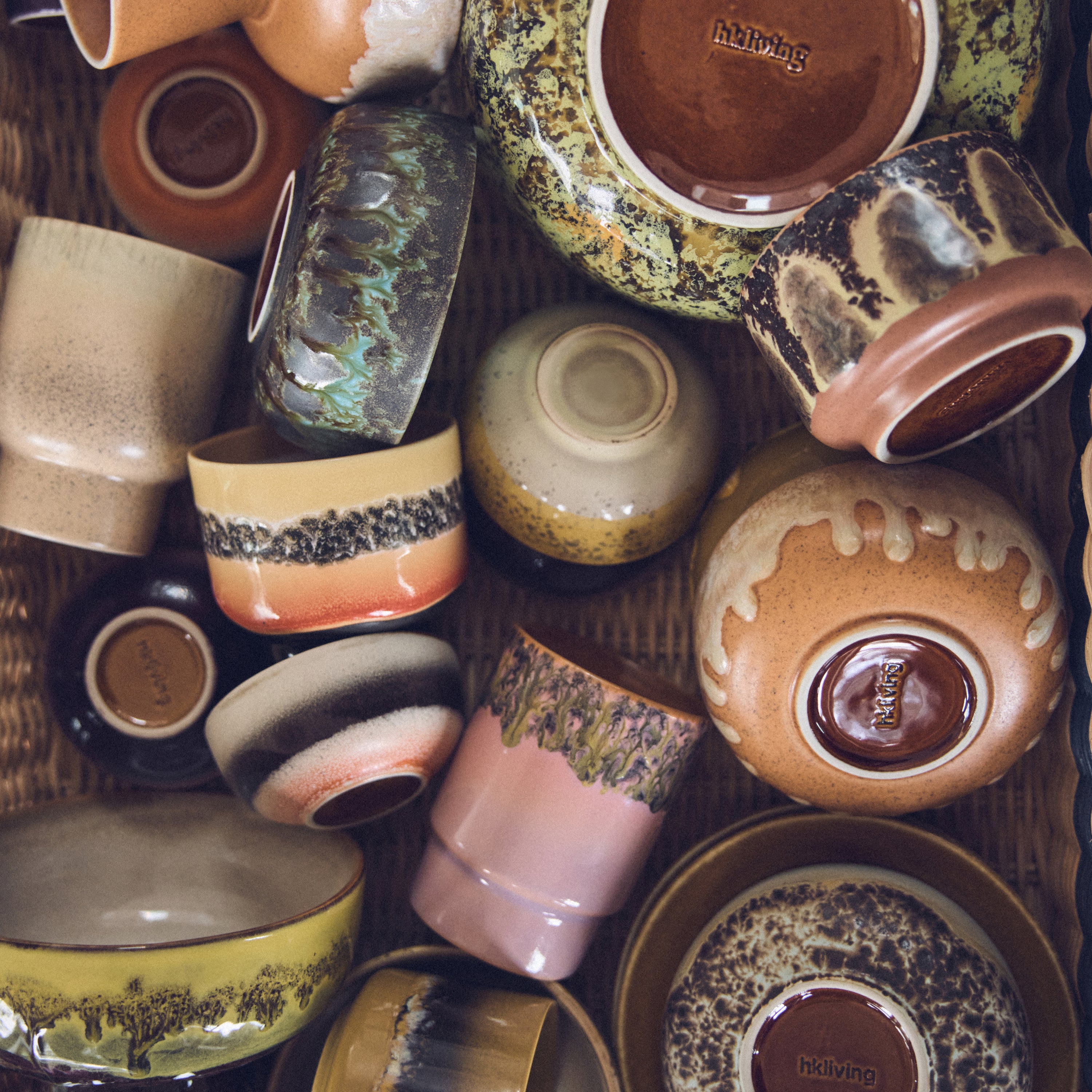 HKliving 70's Ceramics Geurkaars Small - Valencia