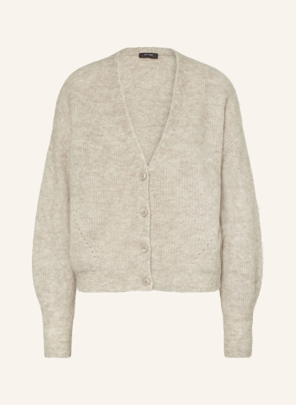 MOS MOSH Oversized-Strickjacke THORA mit Alpaka