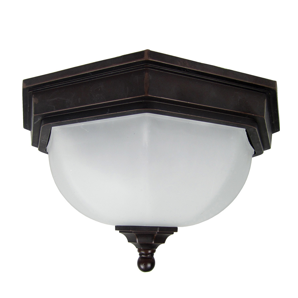 Lampa sufitowa zewnętrzna Fairford stary brąz 2xE27x40W IP44 Garden Zone