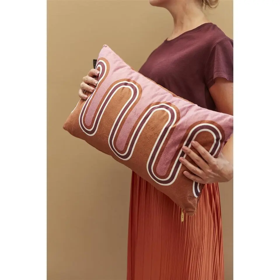 KAAT Amsterdam Shirley Sierkussen - 30x50 cm - Steenrood