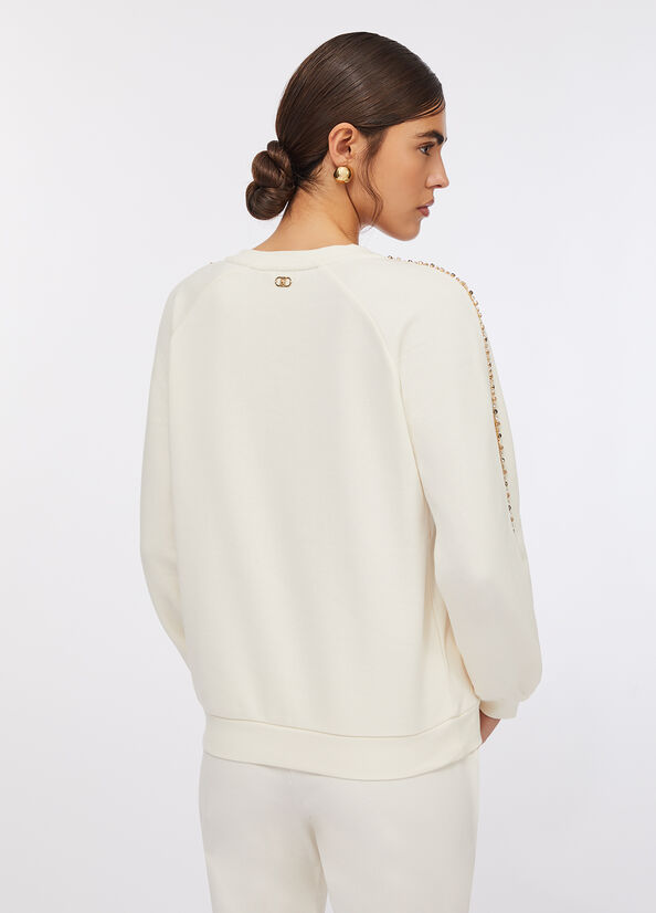Felpa Liu Jo Better con strass