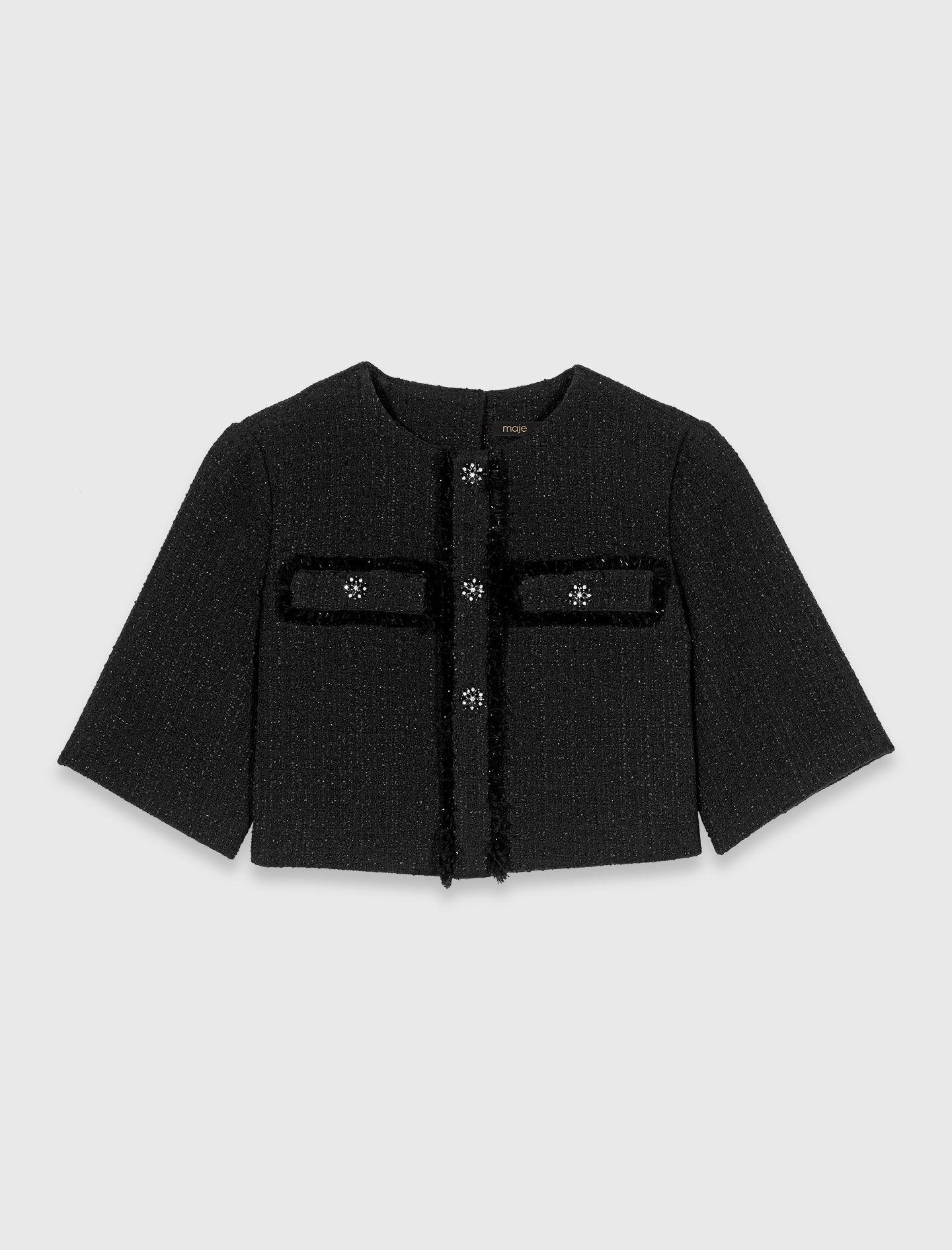 Robe 2 en 1 en tweed