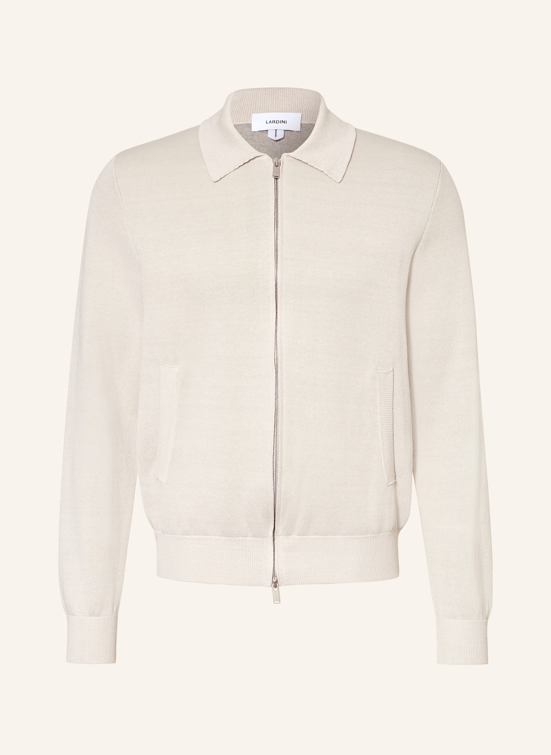 LARDINI Strickjacke aus Leinen