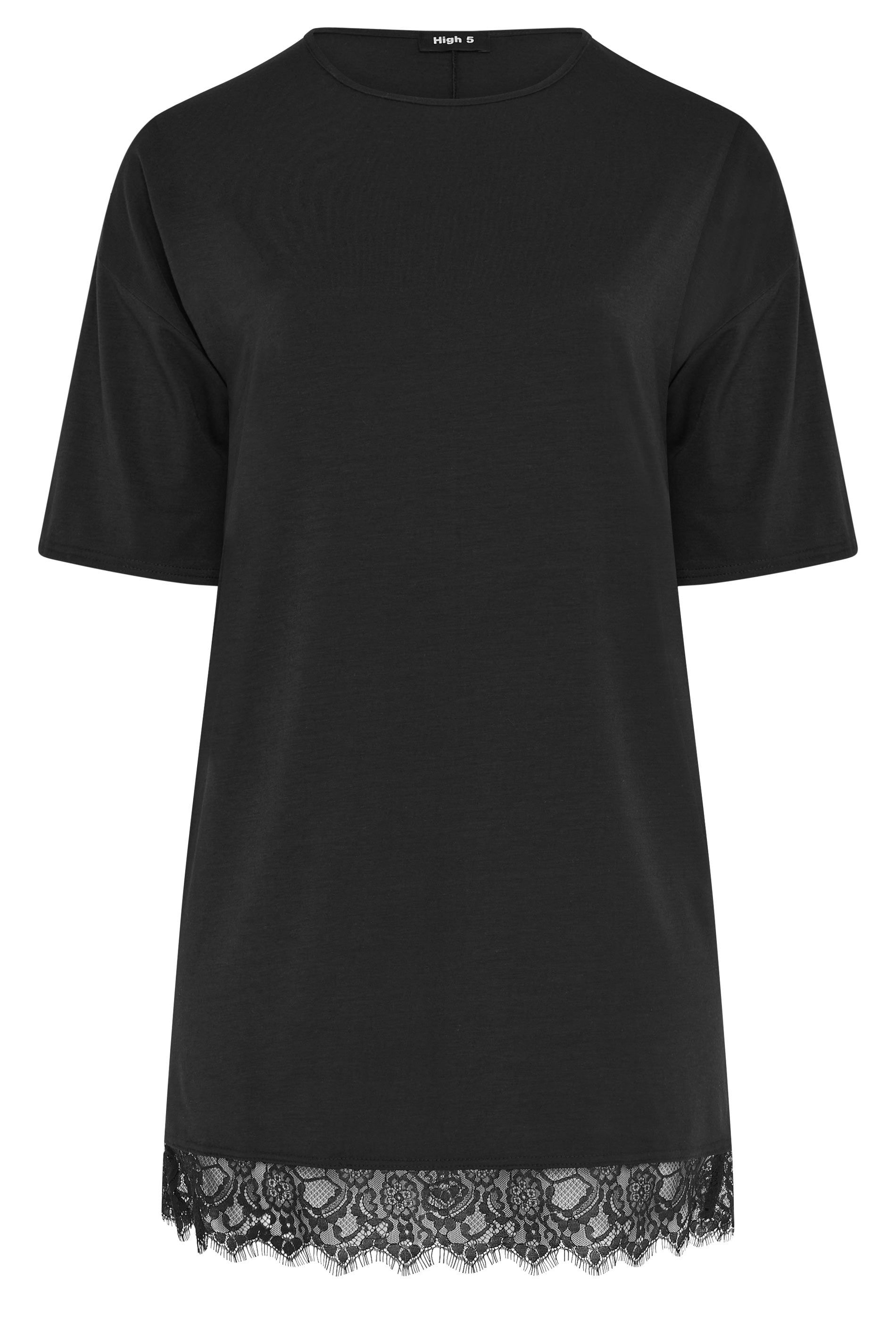 Yours Lace Trim Mini Dress