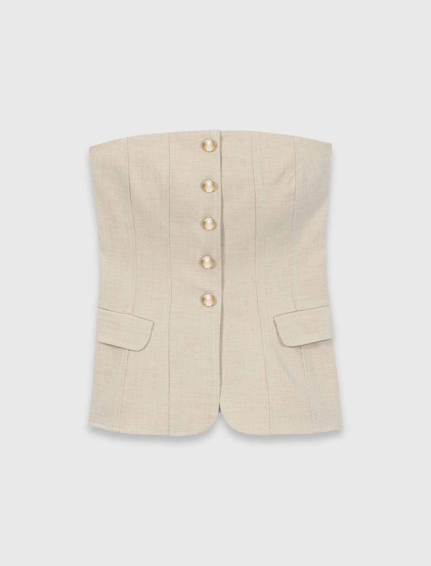 Top bustier de tailleur