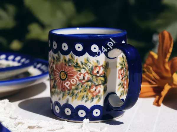 Kubek 0,4 L Bolesławiec - Rajska Łąka gat. I