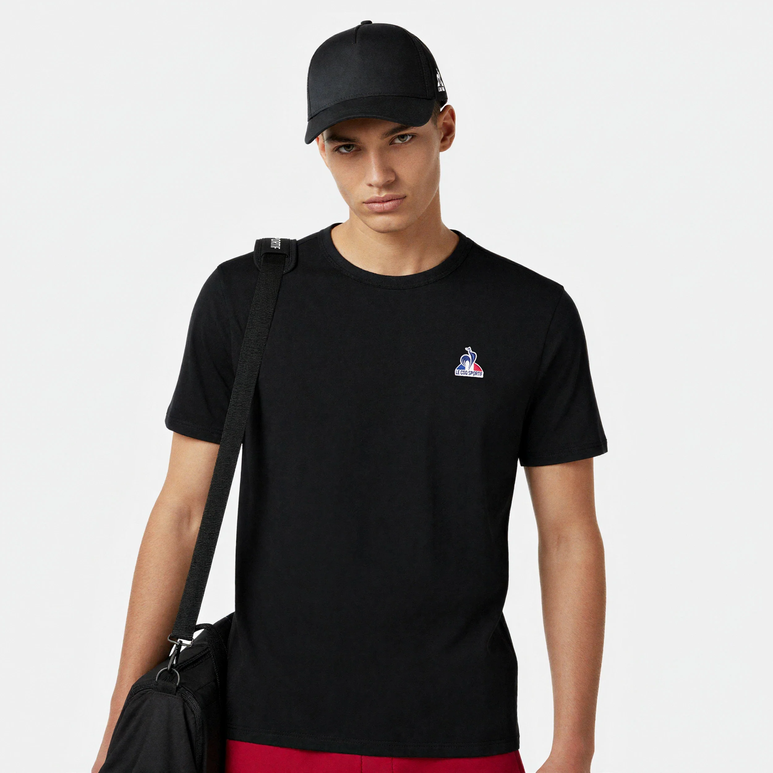 2422103-ESS Tee SS N°1 M black | T-shirt Homme