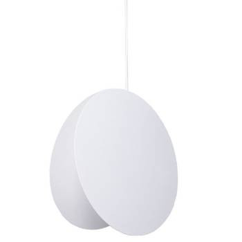 Lampa wisząca PILLS L biała 33 cm okrągła płatek