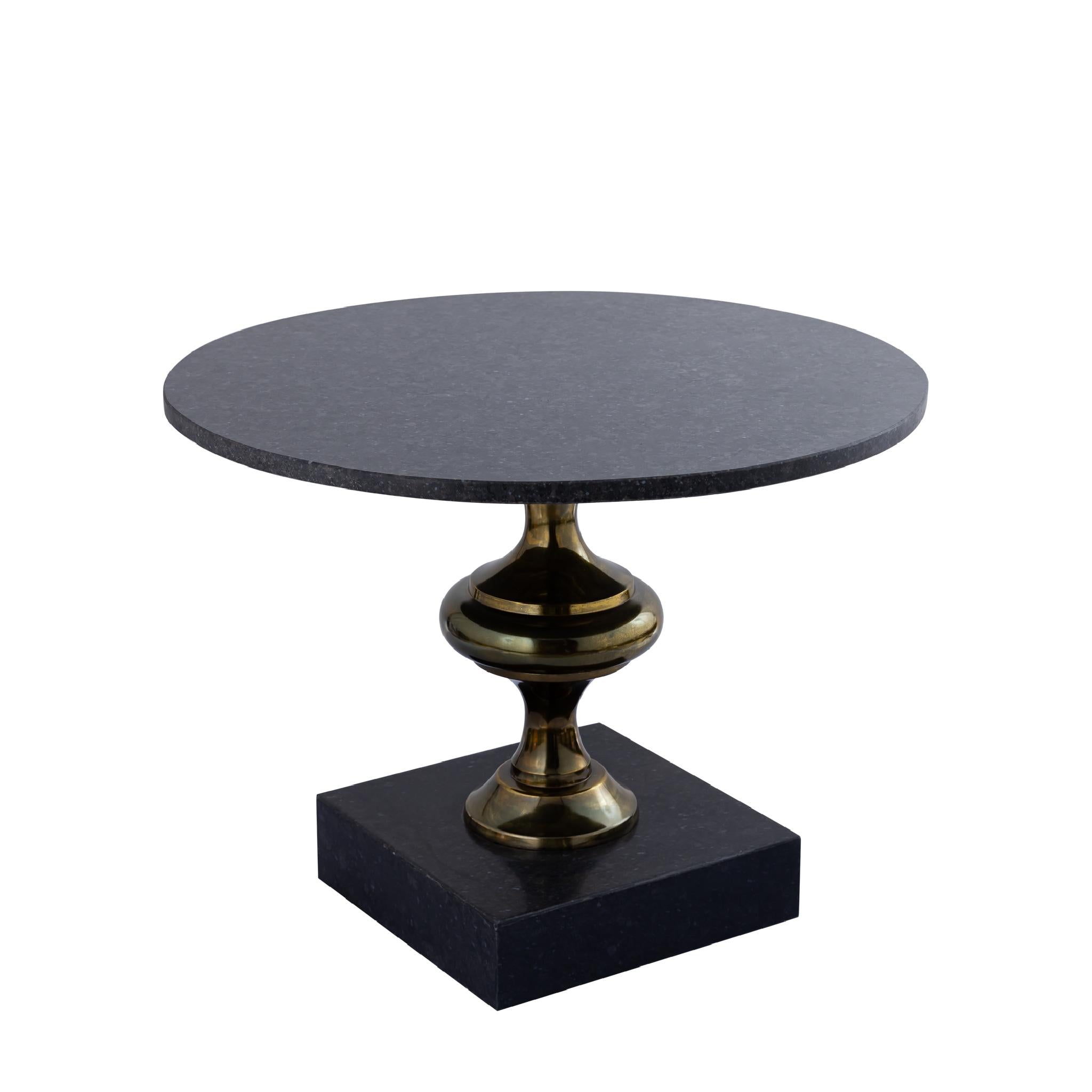 PTMD salontafel Alano - zwart - 61x61x44cm