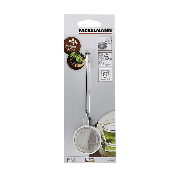 Ensemble de 2 Boules à thé type Pinces à thé en inox 15 cm Fackelmann