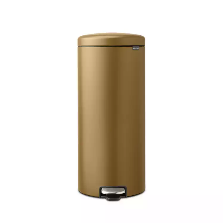 Brabantia 30 Litre New Icon Pedal Bin - Brass
