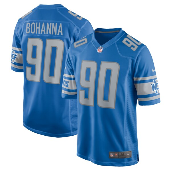 Quinton Bohanna Detroit Lions Nike Team Game Jersey -  Blue