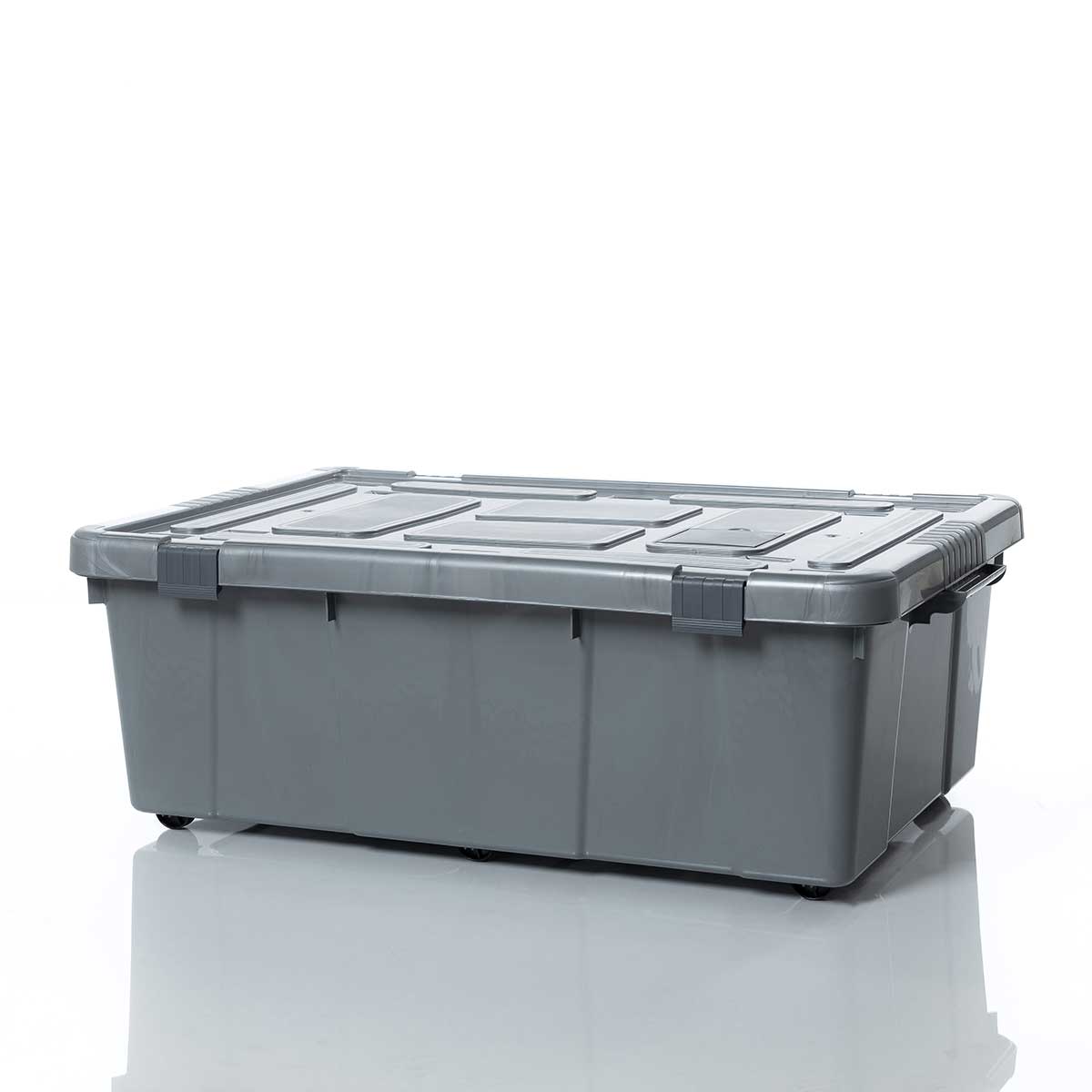 Caixa de arrumação EUROPA cinza 70l