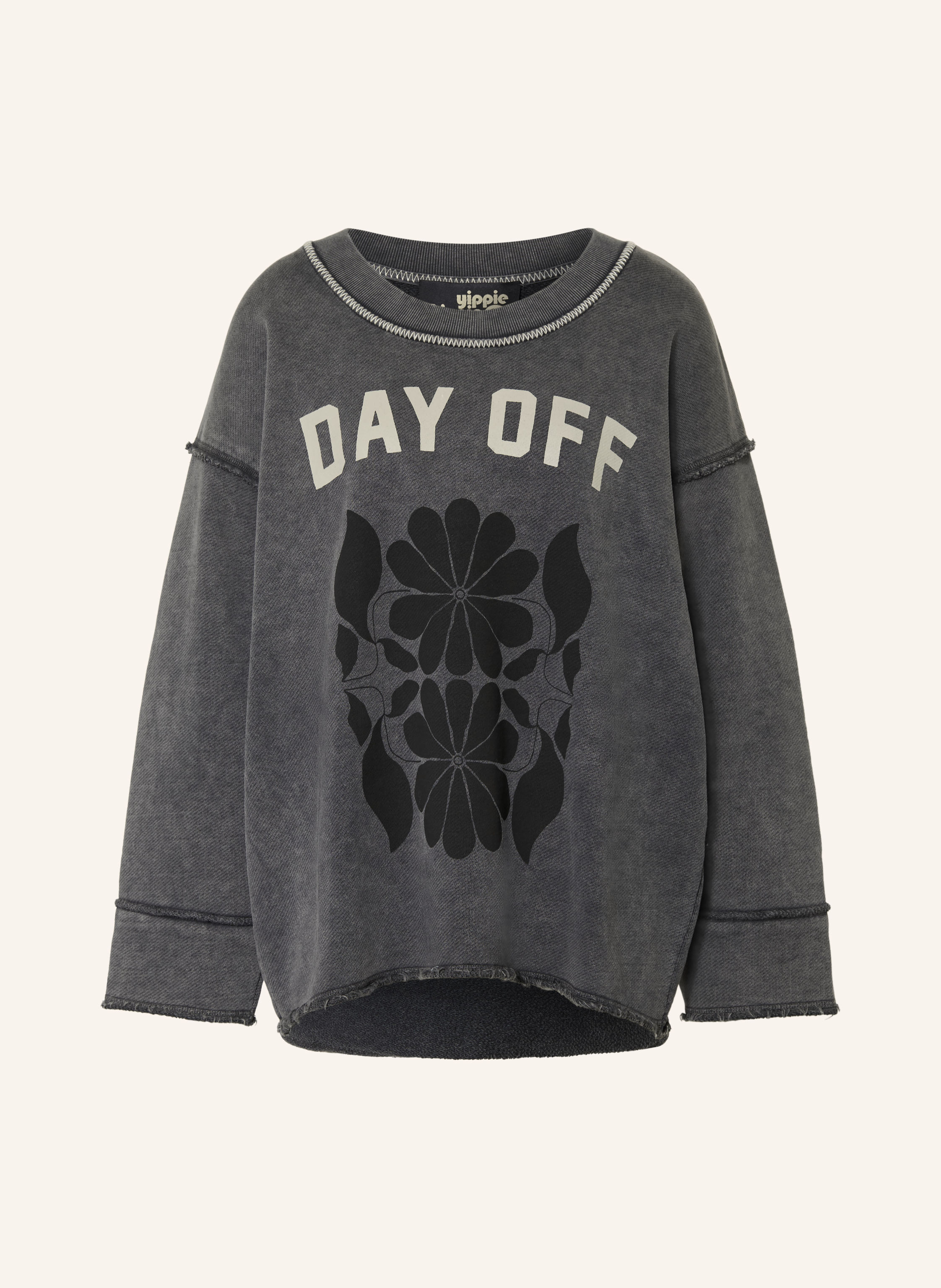 yippie hippie Oversized-Sweatshirt