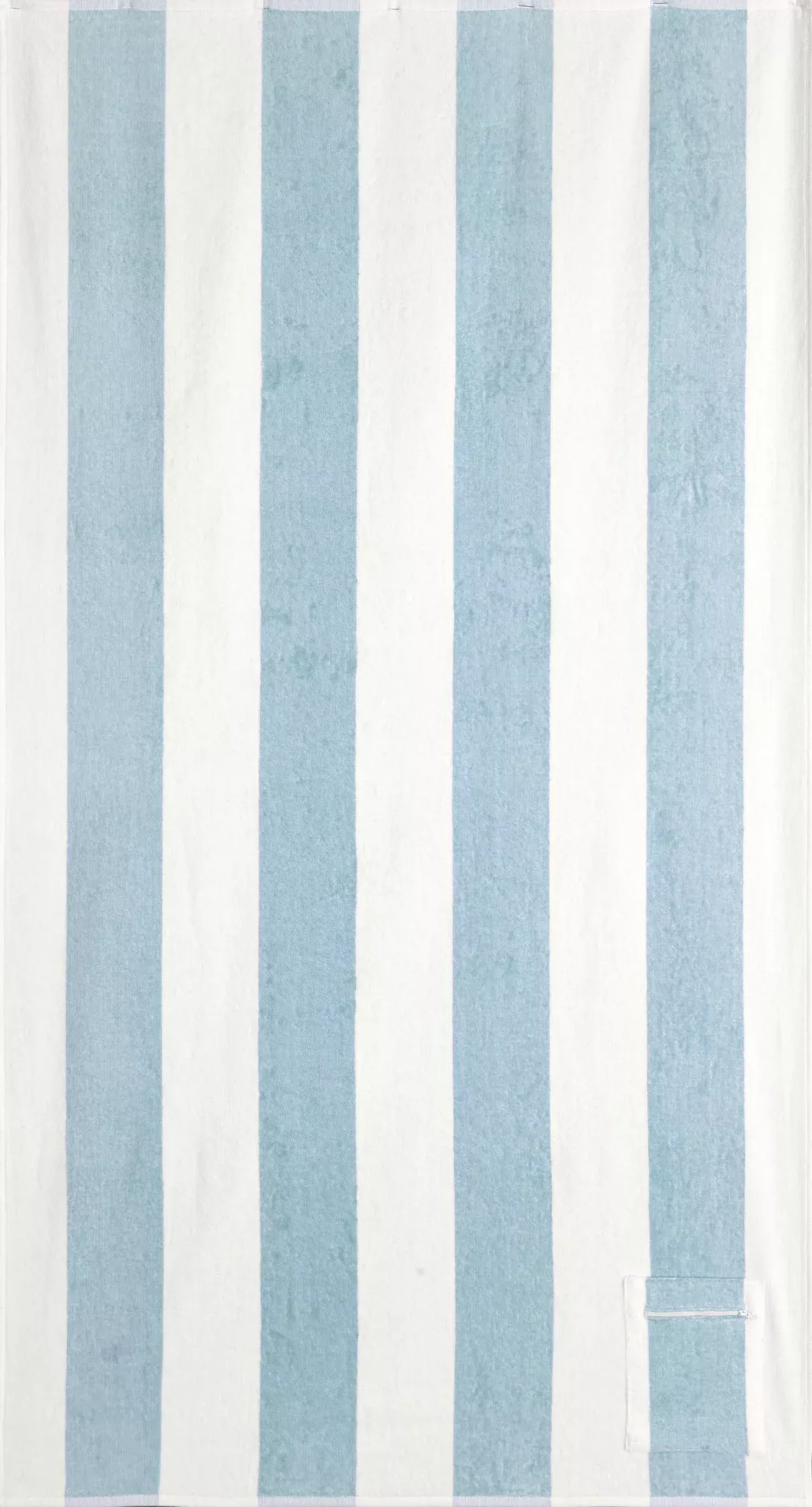 Ręcznik plażowy 90x170 cm niebiesko, biały z kieszonką LAGUN - kolekcja SEA SUMMER