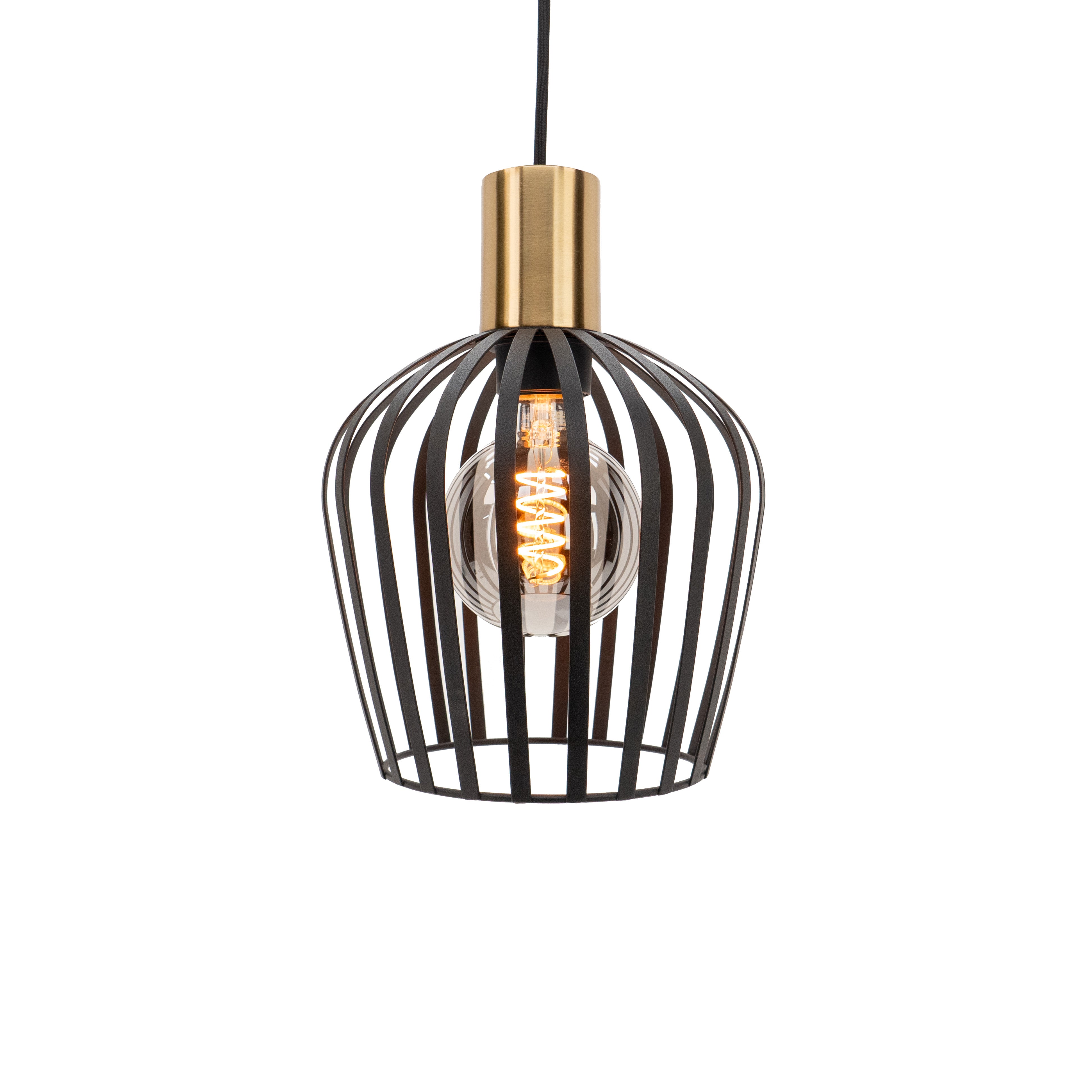 EGLO hanglamp Empoli - ø 40 cm - e27 - 1-lichts - metaal - zwart/goud