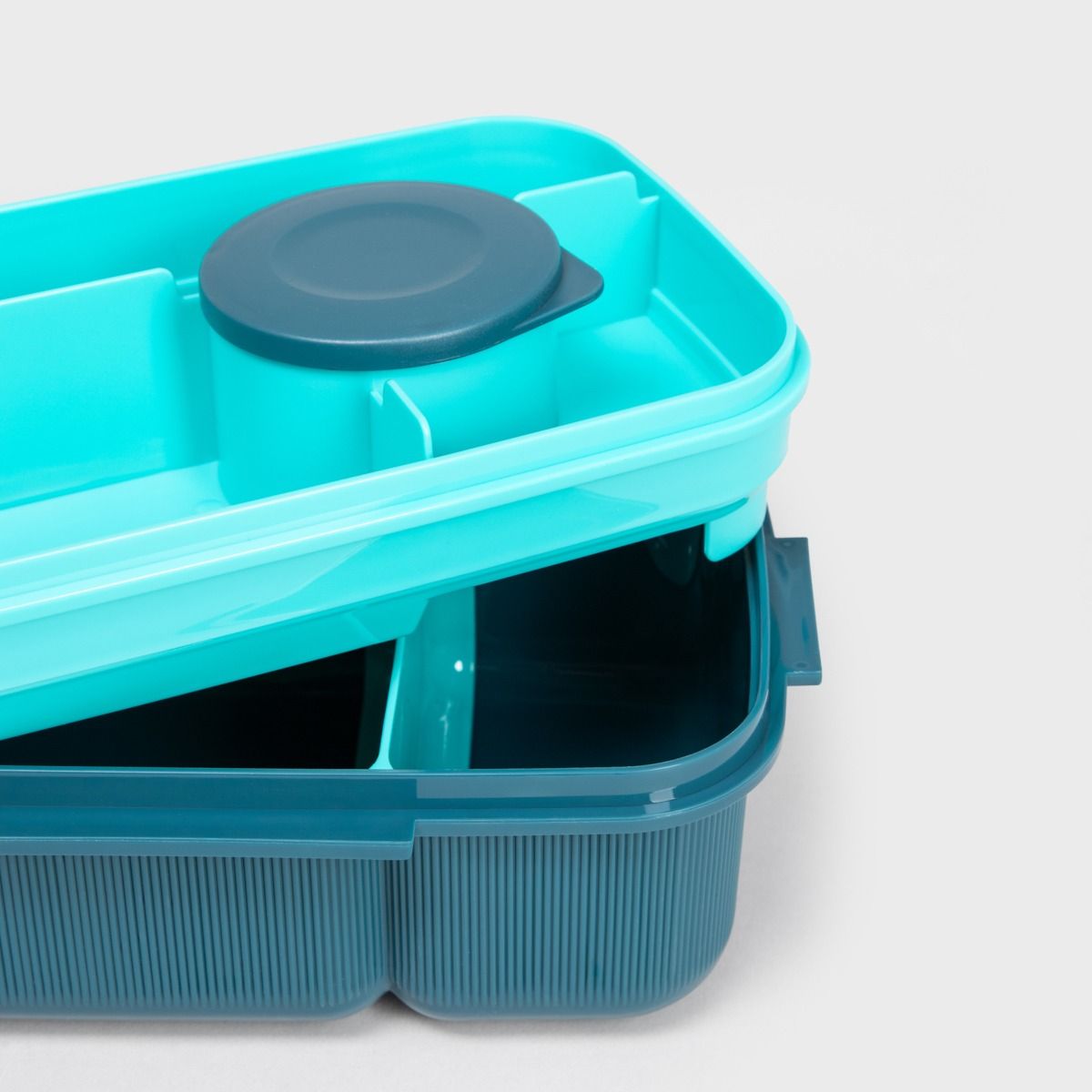 Zestaw lunchbox B2 CAIRO granatowy z kubkiem 1,8l   0,5l