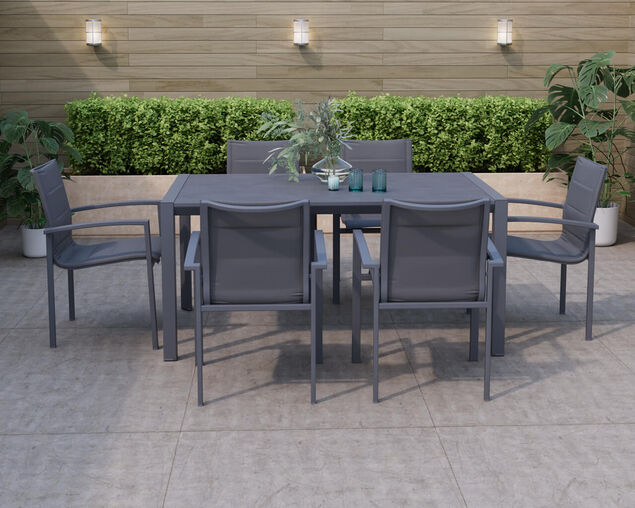 Boston-Eden 7 Piece Dining Setting