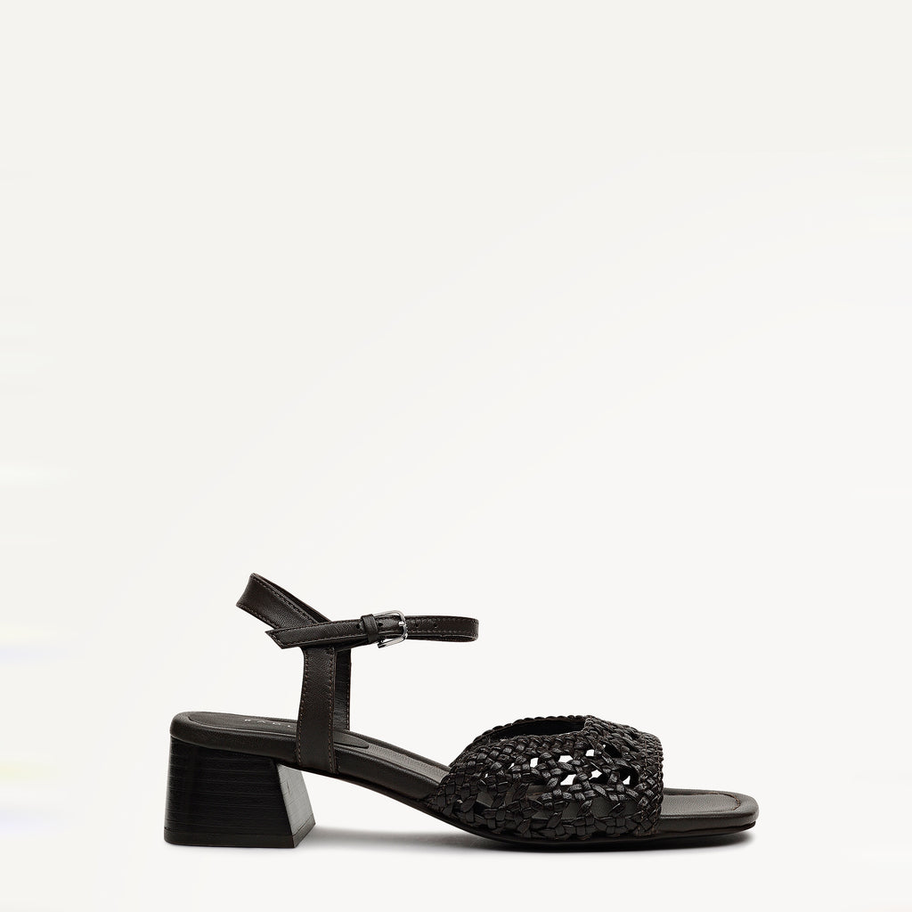 The Camden - Low Block Weave Sandal