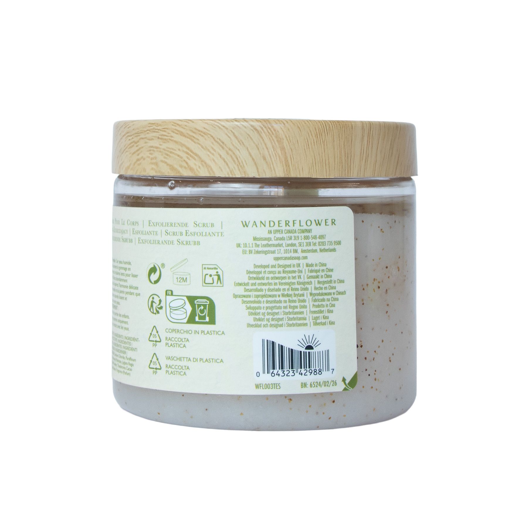 Wanderflower Essence of Thailand Exfoliating Body Scrub 600g