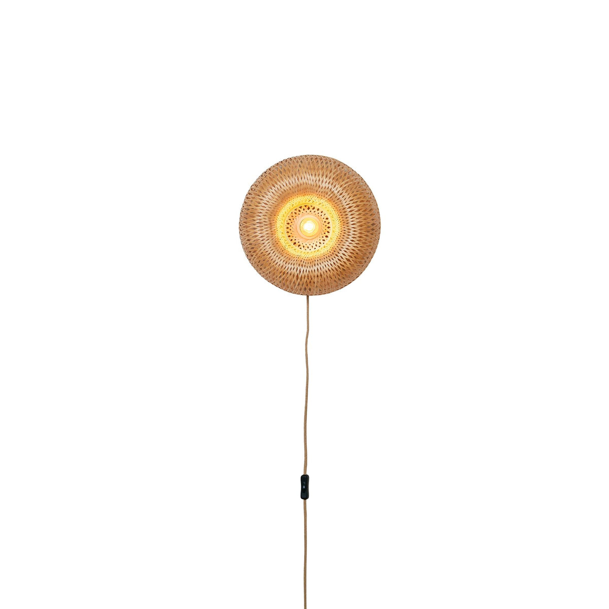 GOOD&MOJO wandlamp BARBADOS - bruin - Ø35cm