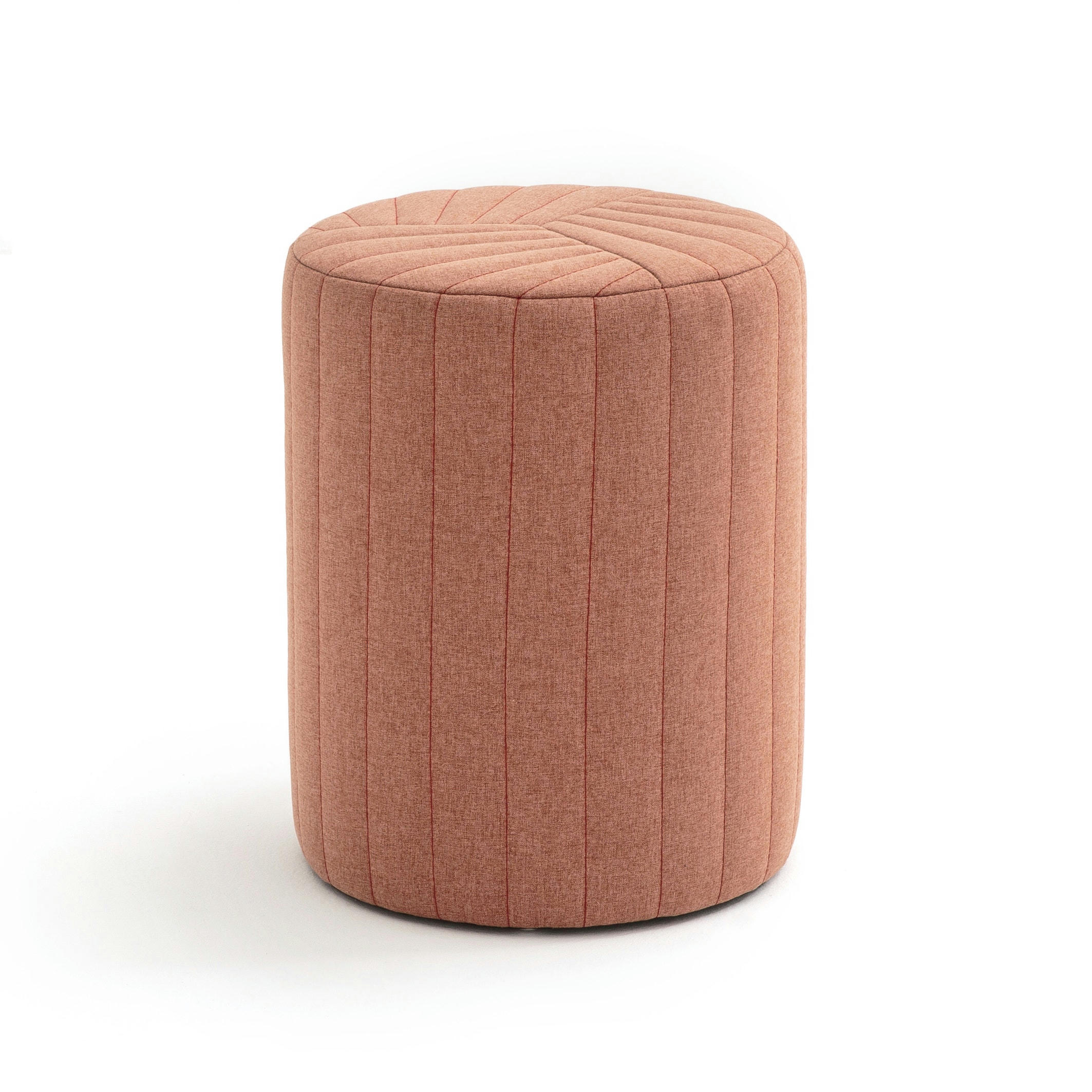 Pouf cylindrique surpiqué, JIMI